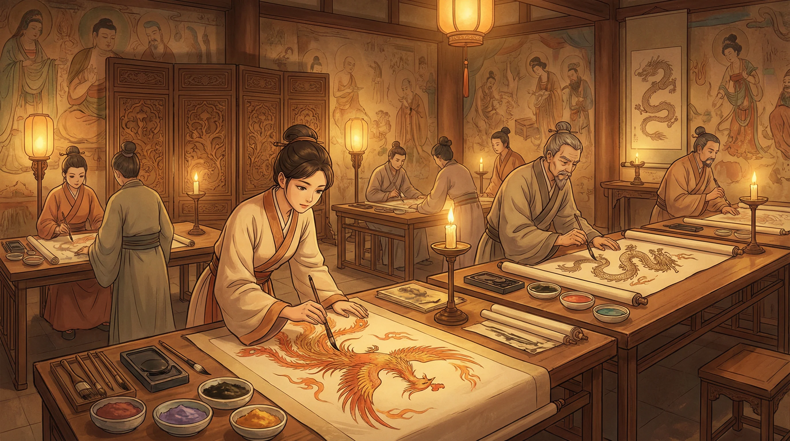 画师入驻 - 神艺缘馨缘 国风动漫画师